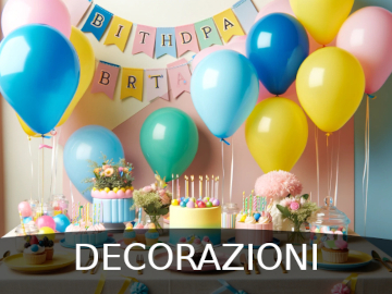 Decorazioni per feste e compleanni