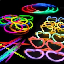 Bracciali, collane e accessori luminosi