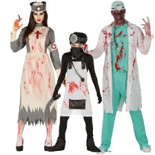 Costumi da infermiera zombie