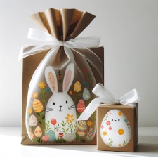 Sacchetti e scatole per uova di Pasqua