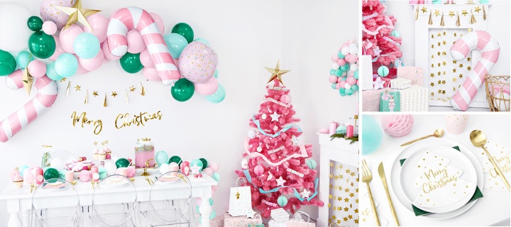  Decorazioni natalizie Pink Christmas - Essenziali per la tavola 1