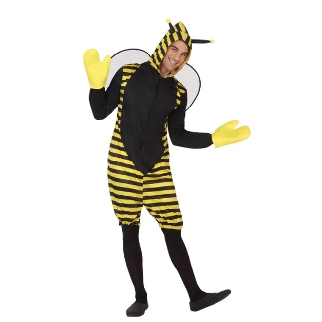 Vista delantera del costume ape da uomo disponible también en talla XL