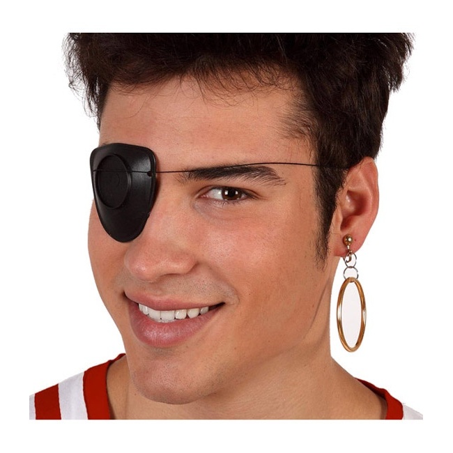 Benda sull'occhio del pirata nera per bambini in costume da pirata -  Carnival & Carnival - Germania, Nuova - Piattaforma all'ingrosso