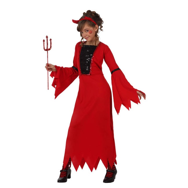 Costume demone da bambina per 14,50 €