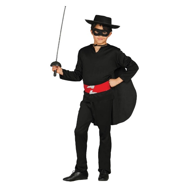 Costume Zorro con mantello da bambino per 14,95 €