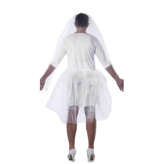 Foto lateral/trasera del modelo de Costume sposa