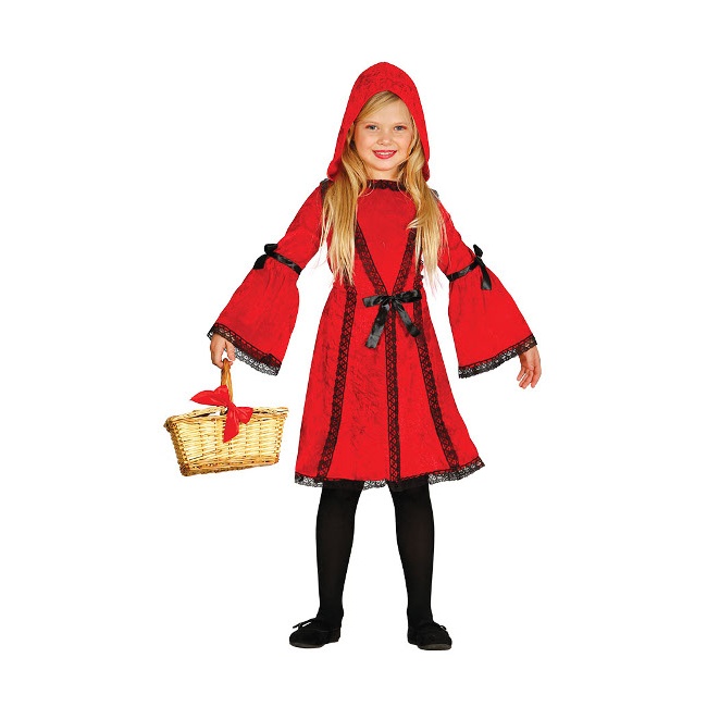 Costume Cappuccetto Rosso elegante da bambina per 14,95 €
