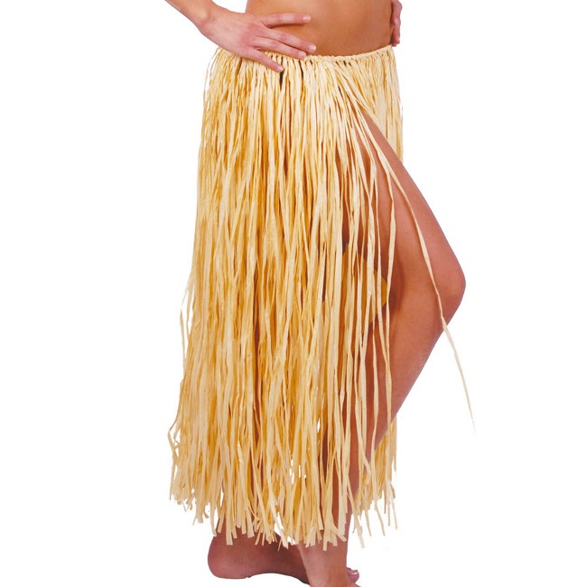 Gonna hawaiana di paglia da donna - 75 cm per 8,00 €