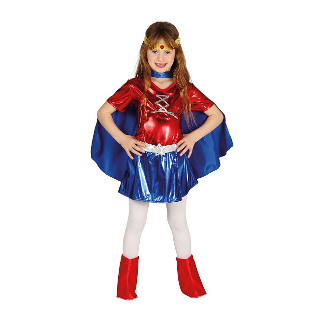 COSTUME CARNEVALE WONDER Girl Super Eroina PS 25798 Costumi Bambina EUR  20,00 - PicClick IT