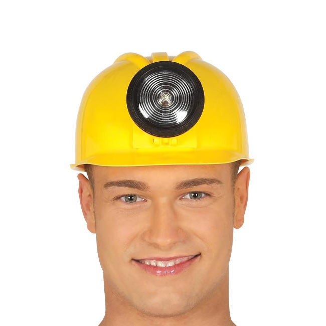 Casco da lavoro con luce - 58 cm per 10,75 €