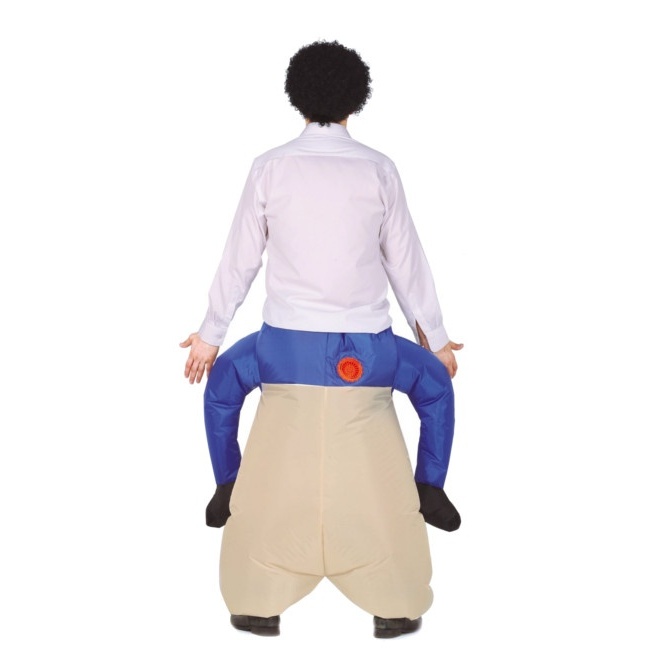 Foto lateral/trasera del modelo de Costume adulto sulle spalle di testicoli