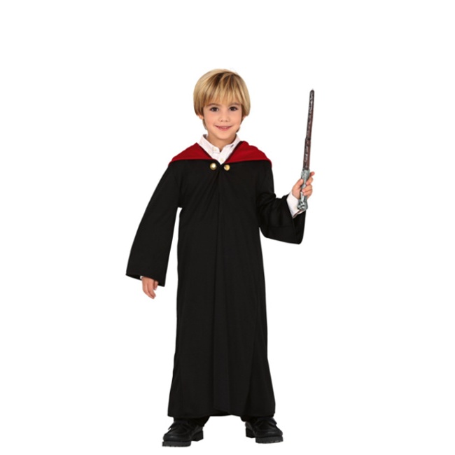 Vista delantera del costume apprendista mago Harry da bambino en stock