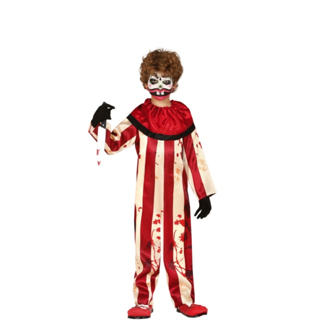 Costume pagliaccio assassino bambino per 19,95 €