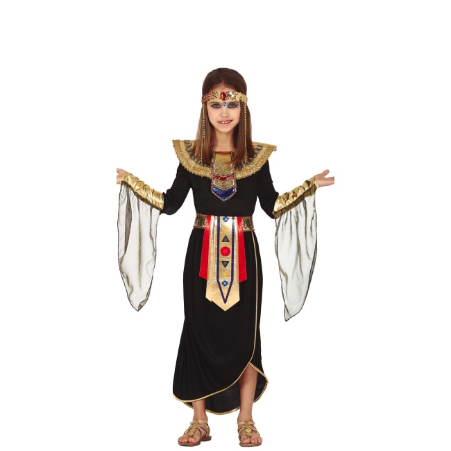 Costume faraone egiziano con tunica da bambina per 23,75 €