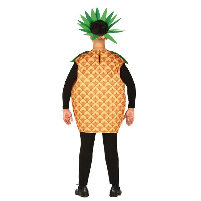 Foto lateral/trasera del modelo de Costume ananas da adulto