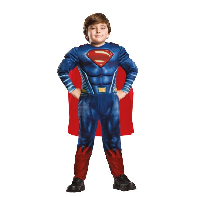 Costume Superman muscoloso da bambino (film della Justice League