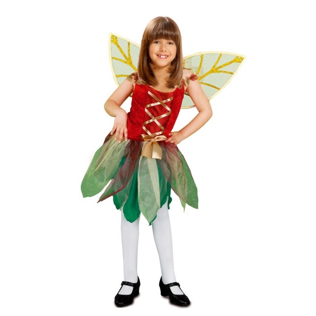 Costume fata della foresta da bambina per 19,95 €