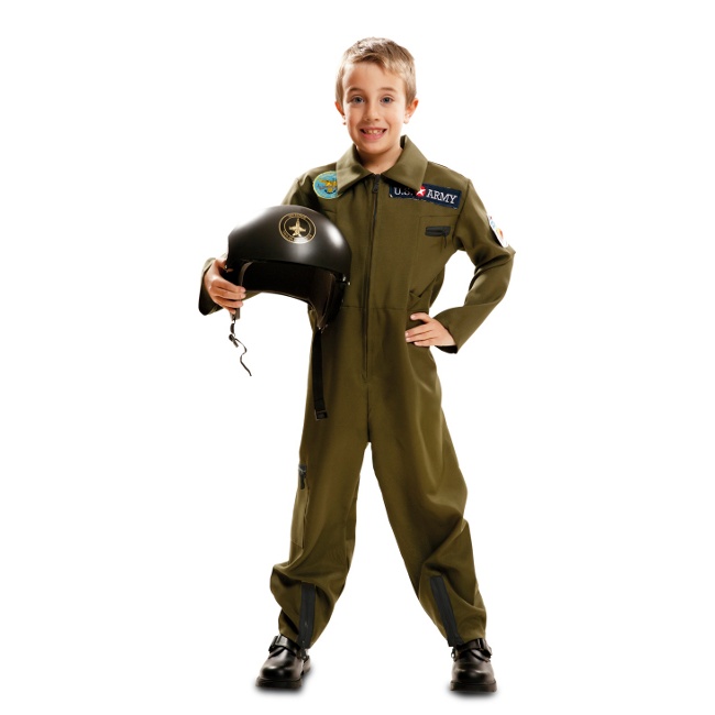 Costume pilota caccia militare infantile per 22,00 €