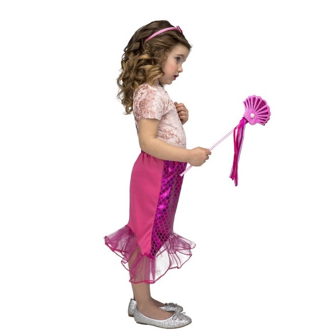 Foto lateral/trasera del modelo de Costume sirena da bambina - 3 pezzi