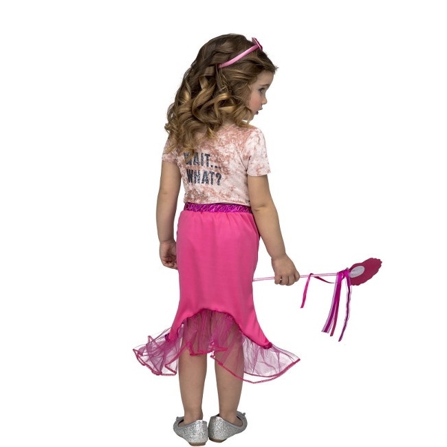 Foto lateral/trasera del modelo de Costume sirena da bambina - 3 pezzi