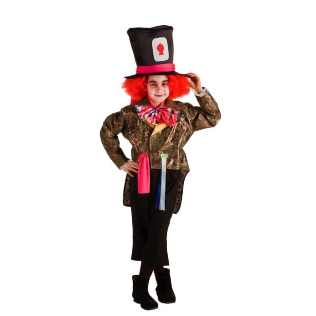 Costume cappellaio matto buffo da bambino