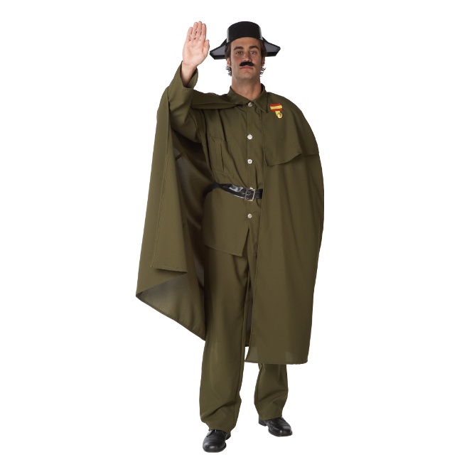 Costume guardia civile con mantello da uomo per 42,00 €