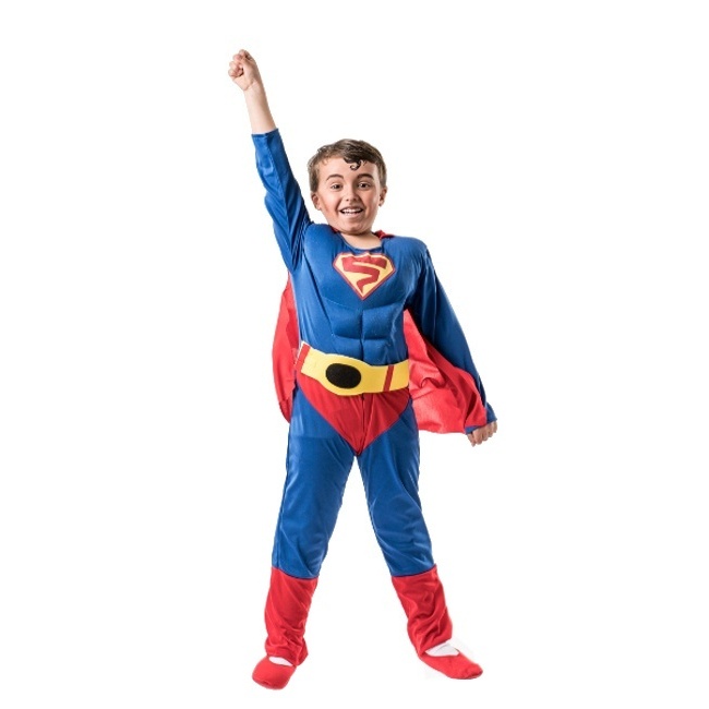 Costume da super uomo con mantello da bambino per 20,50 €