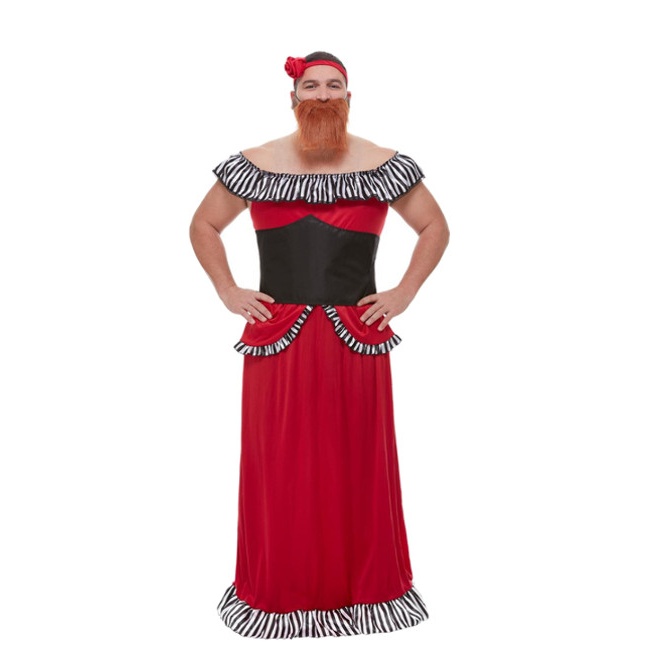 Costume donna barbuta da uomo per 38,25 €