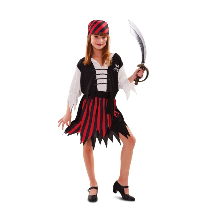 Costume da pirata berbero con cappello da bambina per 16,75 €