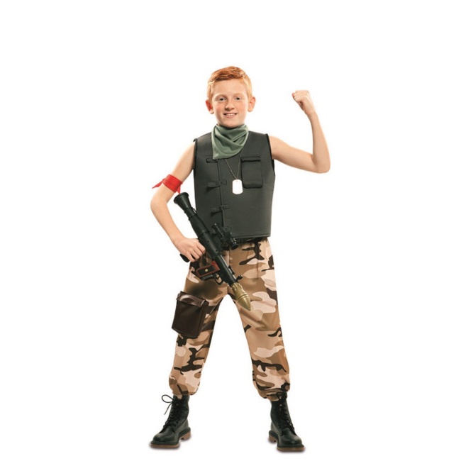 Costume soldato da combattimento da bambino per 21,25 €