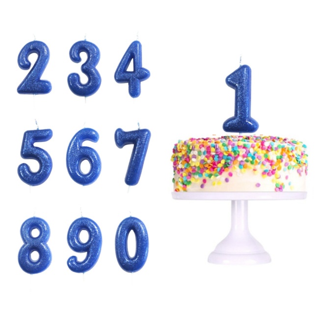 8cm Candele Numeri Torta, Candela Numero Compleanno Candeline