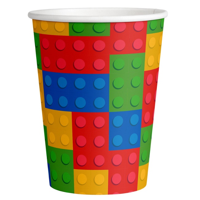 Bicchieri Lego da 250 ml - 8 unità per 2,50 €