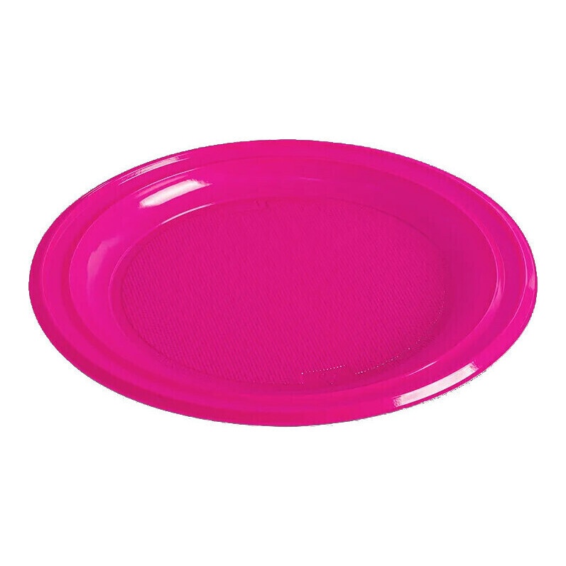 Piatti di plastica colorata da 17 cm - 25 pezzi