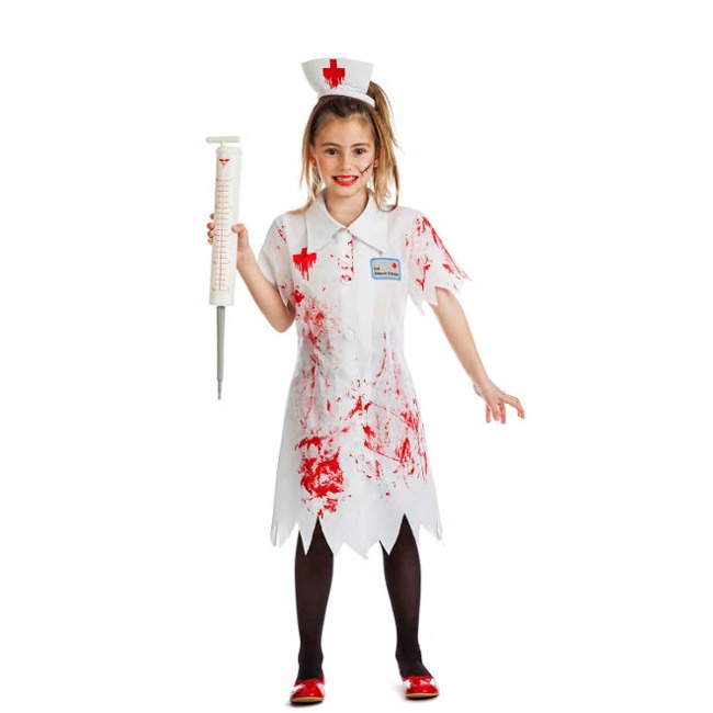 Costume Zombie sonnambulo bambina per Halloween e seminare paura