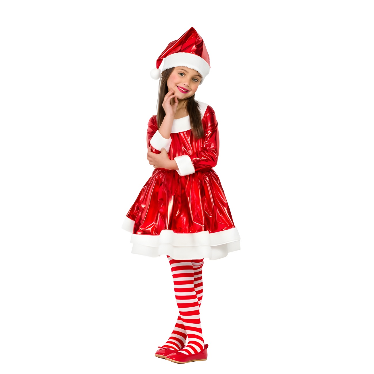 Costume Babbo Natale Per Bambina - PartyLook