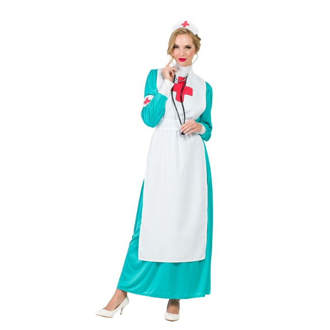 Costume lungo infermiera da donna per 30,50 €