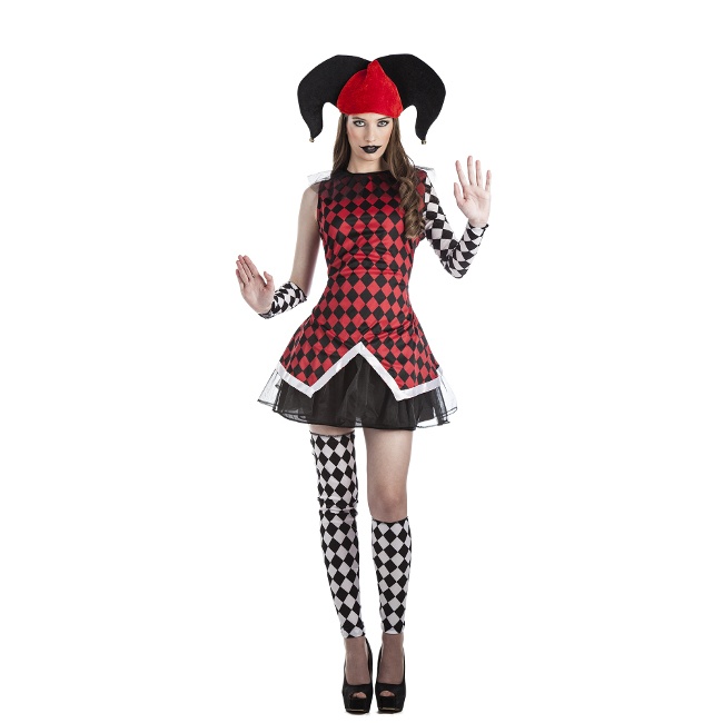 Costume arlecchino circo da donna per 25,50 €