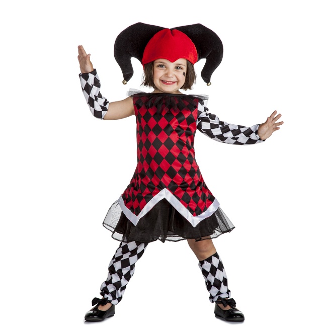Costume arlecchino circo da bambina