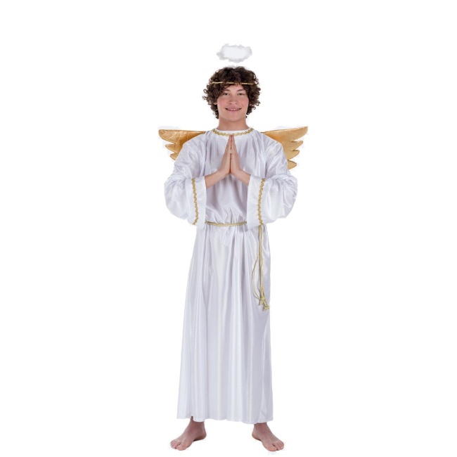Costume angelo con ali dorate da uomo per 19,95 €