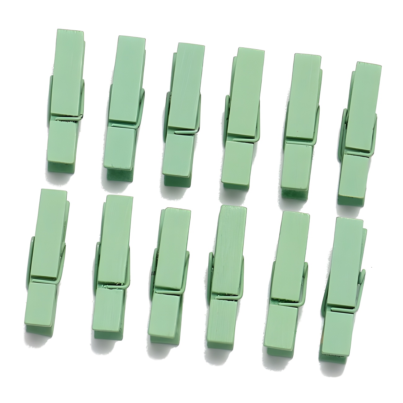 Set 100 Mini Mollette in Legno 2.5cm, Mollette per Bucato