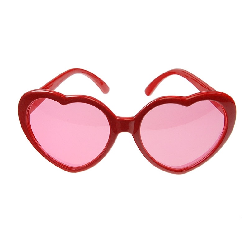 Occhiali a forma di cuore rosso per 2,25 €