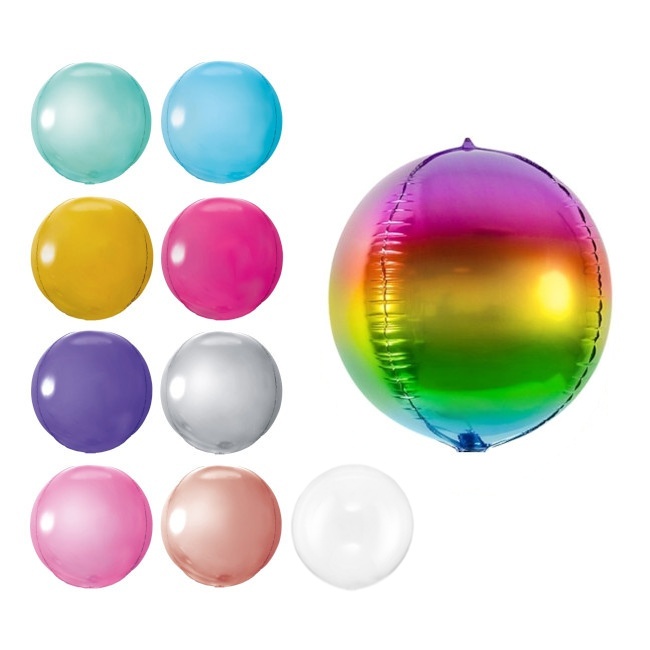 Palloncino BUBBLES TOPOLINO - Pallone ORBZ tondo Trasparente 40cm