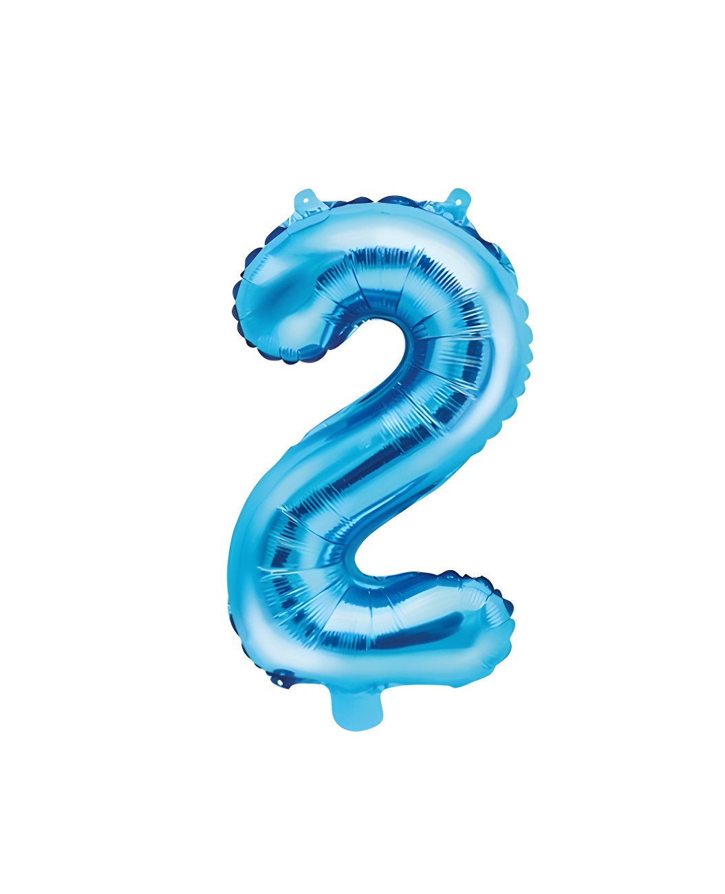 CANDELA NUMERO AZZURRO CON BORDO TURCHESE CM. 8,5 CON BASE GIVI