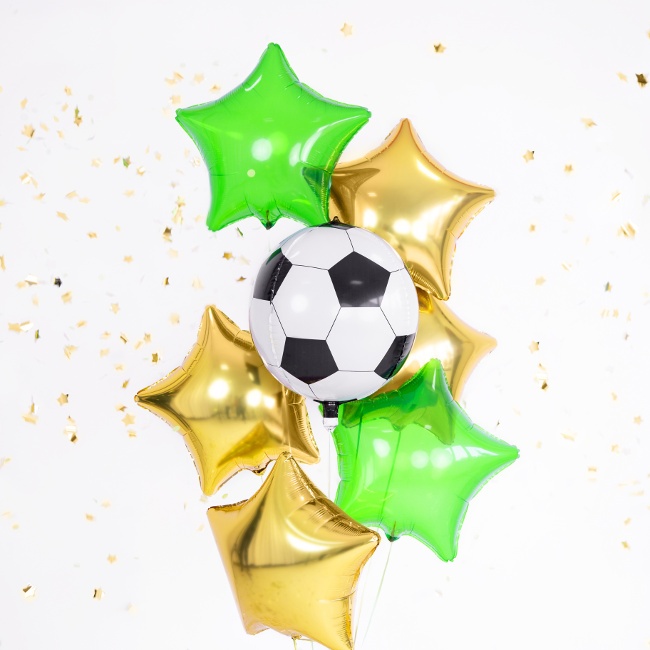 Palloncino orbz pallone da calcio - 38 x 40 cm - PartyDeco per 2,25 €