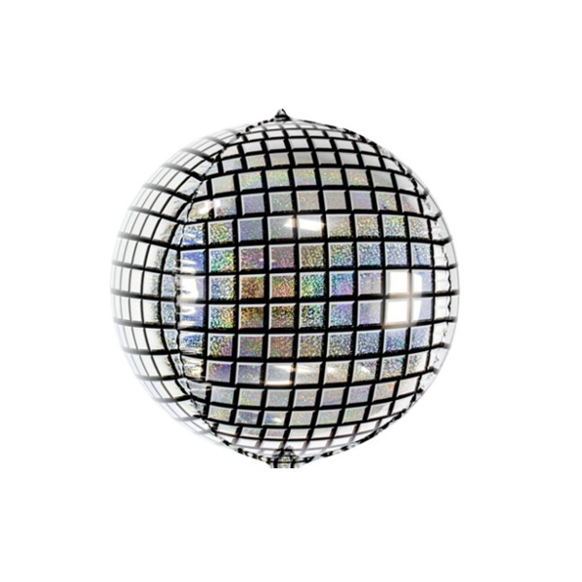 Palloncino orbz Palla discoteca - 38 x 40 cm - PartyDeco per 3,00 €