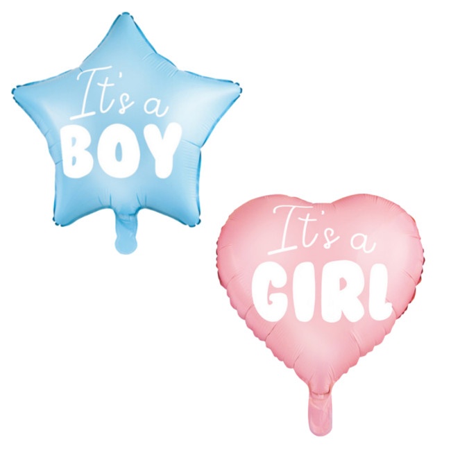 Palloncino stella Baby Shower bimbo - 48 cm - PartyDeco per 1,50 €