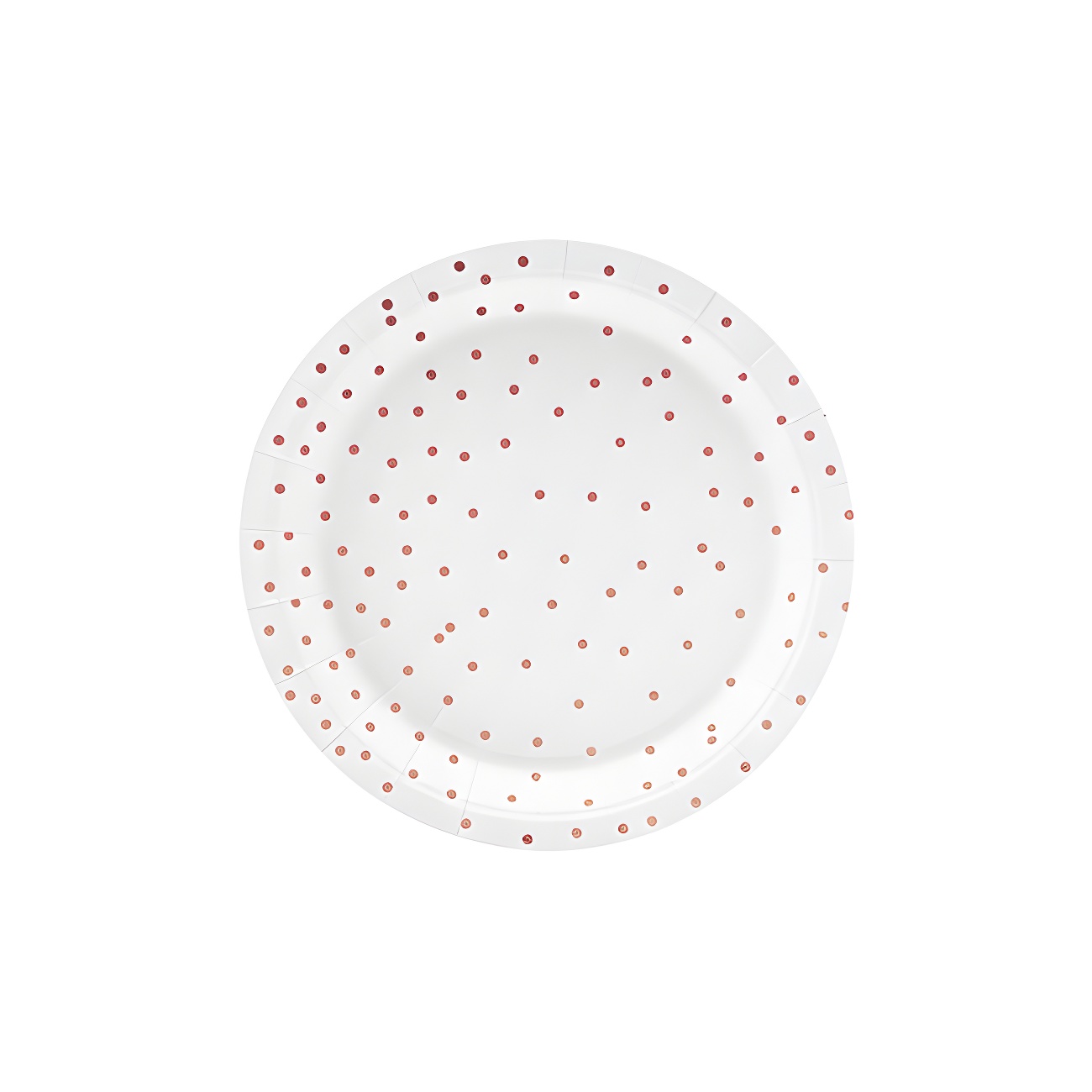 Piatti Di Carta Bianchi Rotondi 18 Cm, 100 Pezzi, Compostabili E Robusti, Ideali Per Feste, Compleanni, Campeggio
