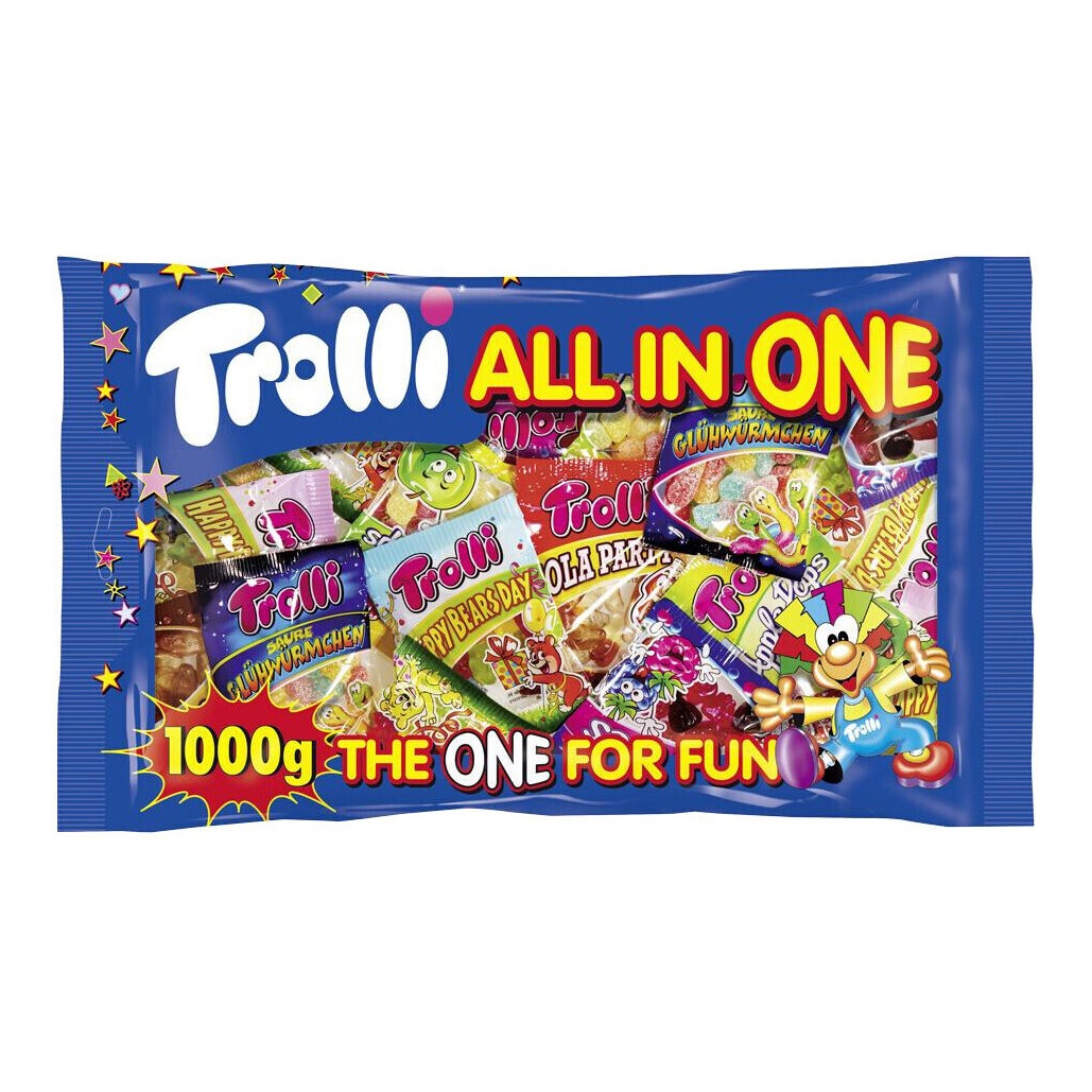 Sacchetto di caramelle - confezione singola - Trolli All in one - 1 kg per  17,50 €