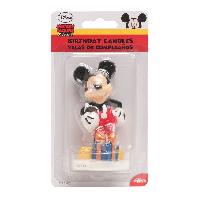 CANDELA PERSONALIZZATA 8X6CM MICKEY TOPOLINO - Candele Personalizzate -  Prodotti 