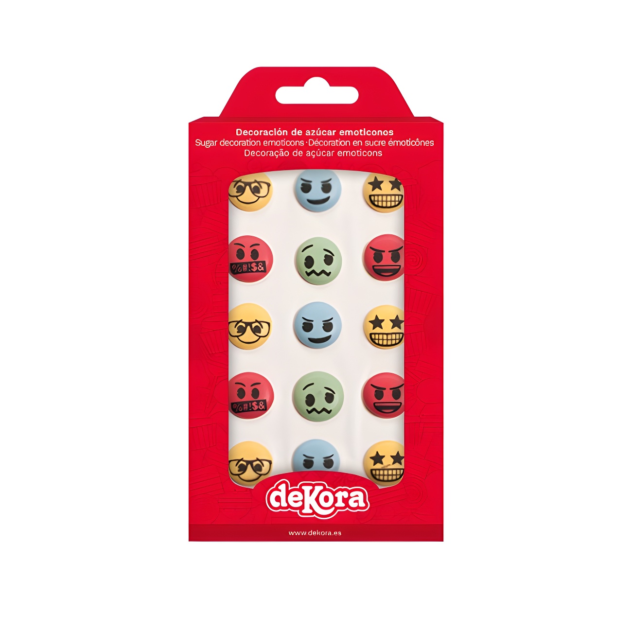 Decorazioni di zucchero emoji 15 unità per 4,25